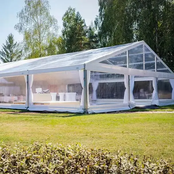 Event Outdoor Tent Open Marquee Wedding Tent Party Wedding White Transparent