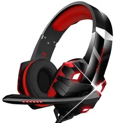 Free Sample Earphone G9000 Max Headphone 7.1 Noise Canceling Gaming VR Headset Audifonos Gamer Headphones With LED Mic For PS5