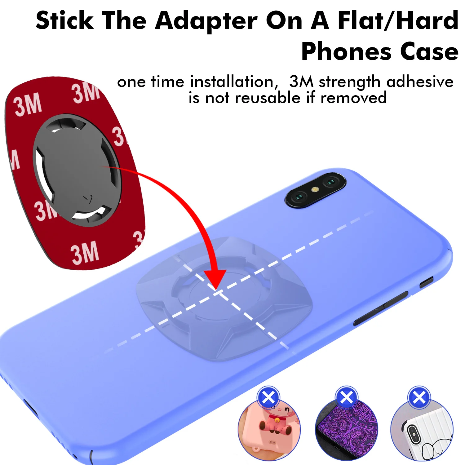 Оптовая продажа хэндс-фри быстрая замена для пасты Кнопка GPS Электрический велосипед держатель мобильного телефона со съемным велосипедный