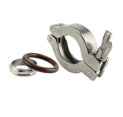 Stainless steel KF vacuum clamp flange and vacuum fittings quick clamps KF16 KF25 KF40 KF50