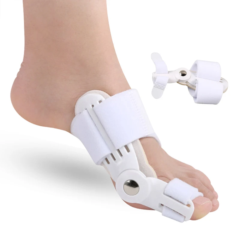 Foot Care Toe Corrector Bunion Corrector Toe Separator Padded Hinged Splint Hallux Valgus Toe Adjuster