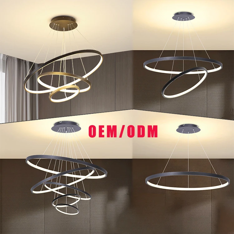 Modern Hot Sales Ce Approval Cheap Aluminum Smd 2835 Ce Rohs Ip20 Pendant Lighting,Led Chandelier Light