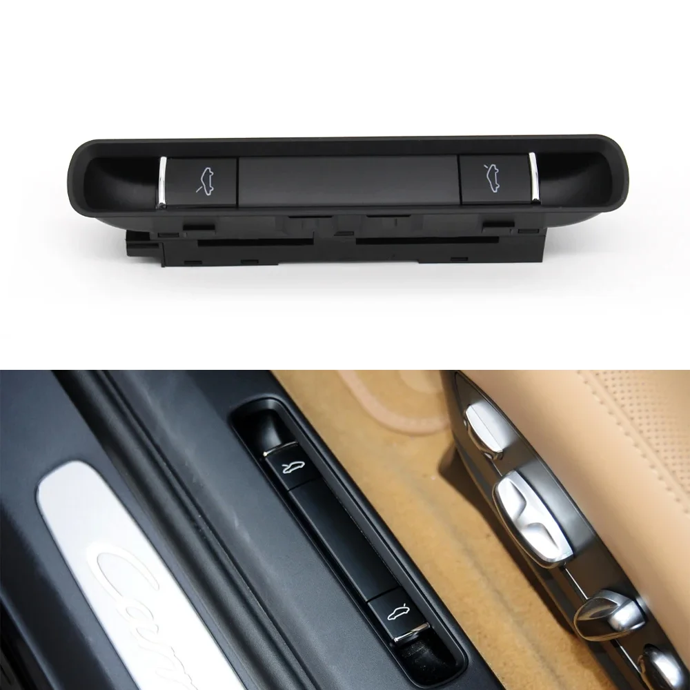 Car Rear Trunk Lock Release Switch Boot Bonnet Release Switch Button For Porsche 981 991 718 982 Boxster Cayman 99161310501