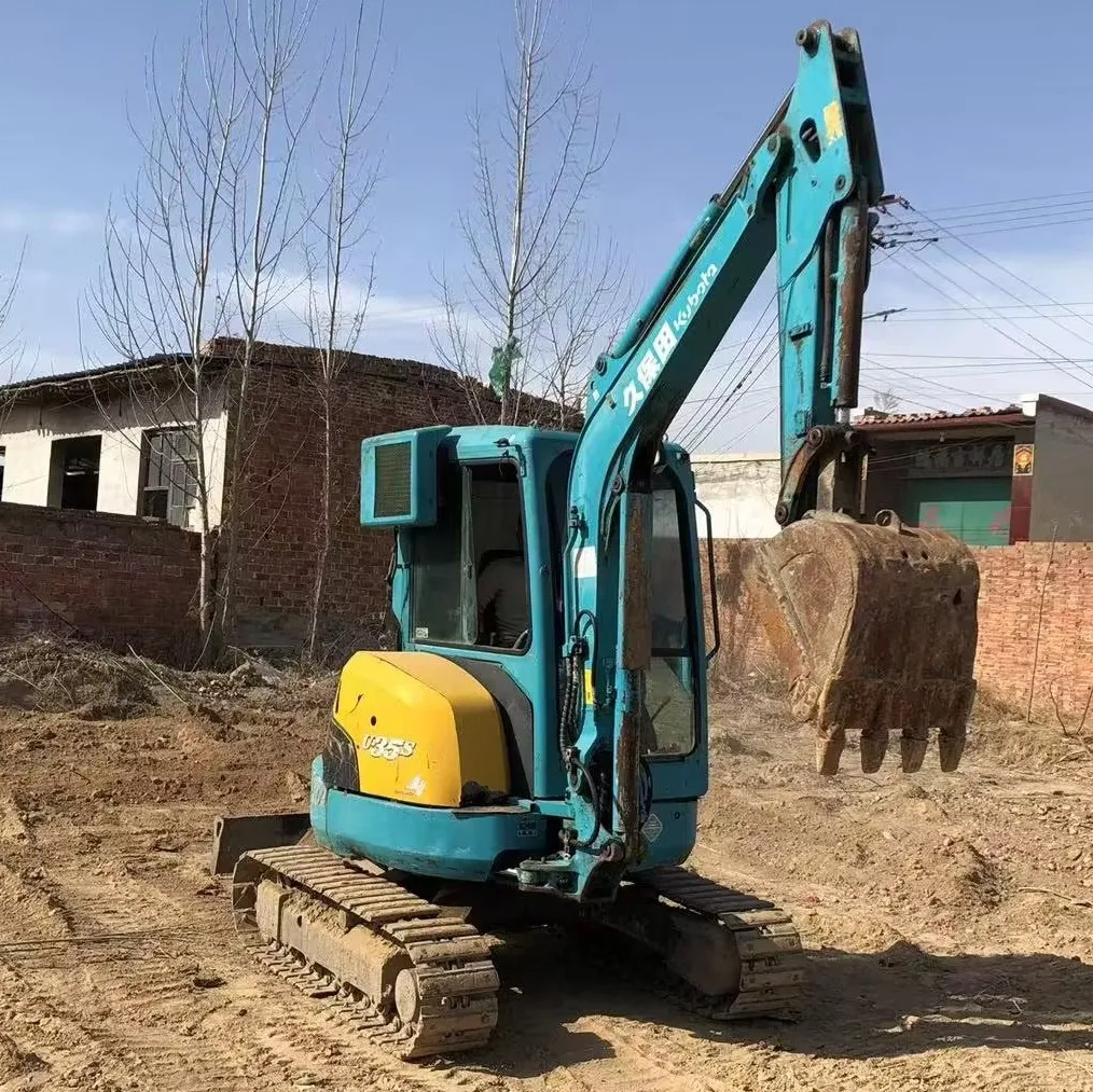 Продается хорошо мини-экскаватор 1 тонна 2 тонны 3 многофункциональный небольшой экскаватор Kubota U35 б/у