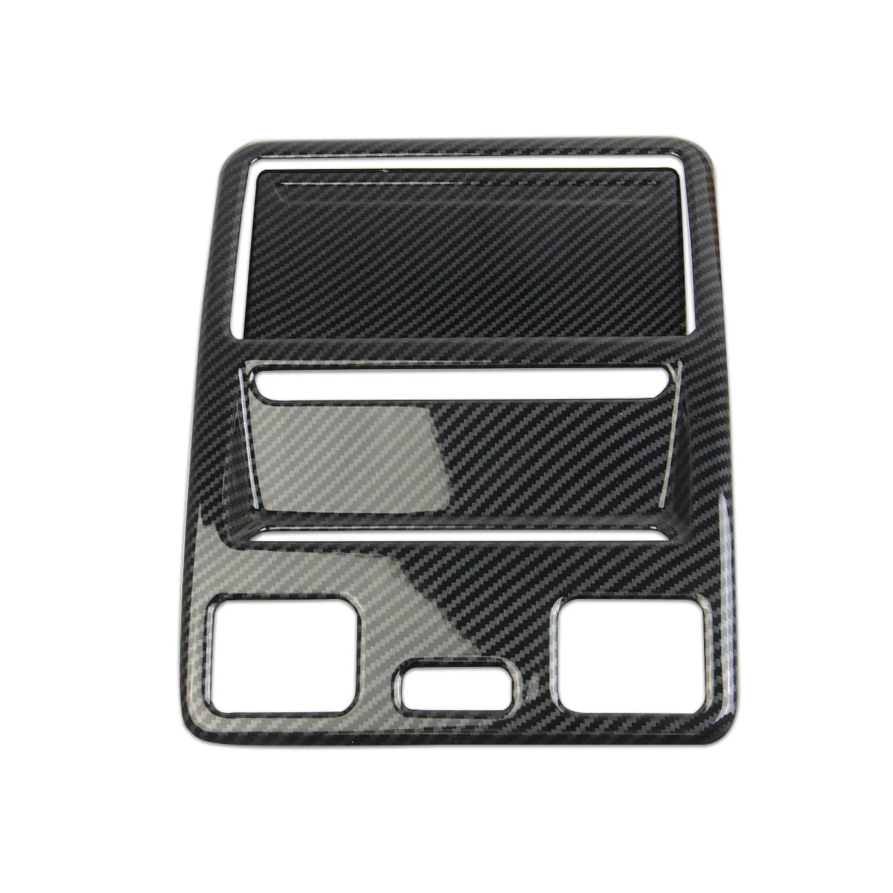 For 2024 ford mustang  Carbon Fiber car decoration accessories Roof Reading Lamp Cover Trim 3pcs