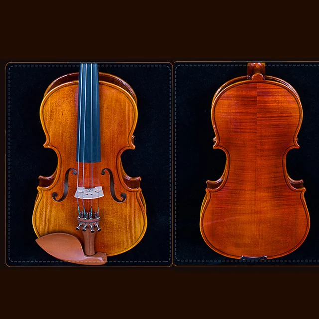 
Bullfighter 3/4 4/4 Flamed Solid Wood Violin Handmade 