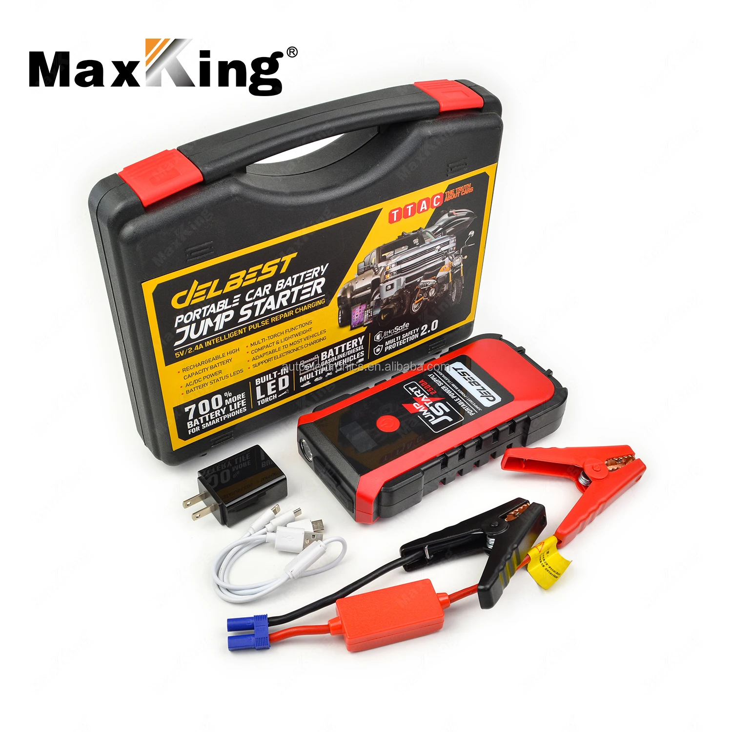 12V Car Jump Starter 25800mAh/Portable Car Jump Starter Power Bank Intelligent Car Jump Starter