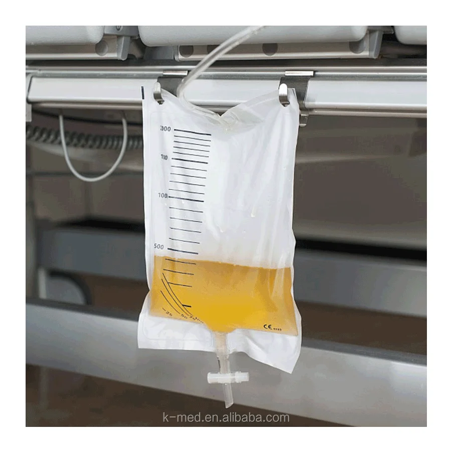 Urine collector bag 1000ml 2000ml PVC urine bag man female portable incontinence male urine container