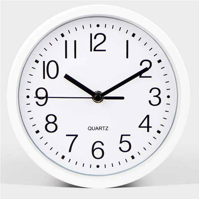 Modern Kitchen Custom Decor Sublimation Battery Operated quartz metal frame round wall clock For Home Pendule