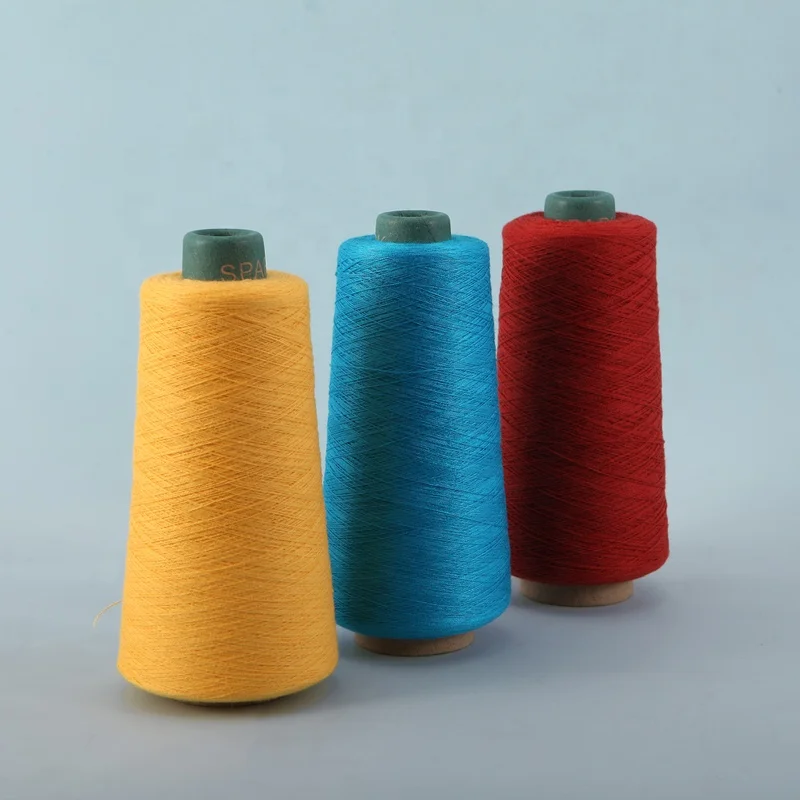 100% вискоза 20S/2 кольцевая пряжа, окрашенная вискоза, вязальная пряжа для свитеров