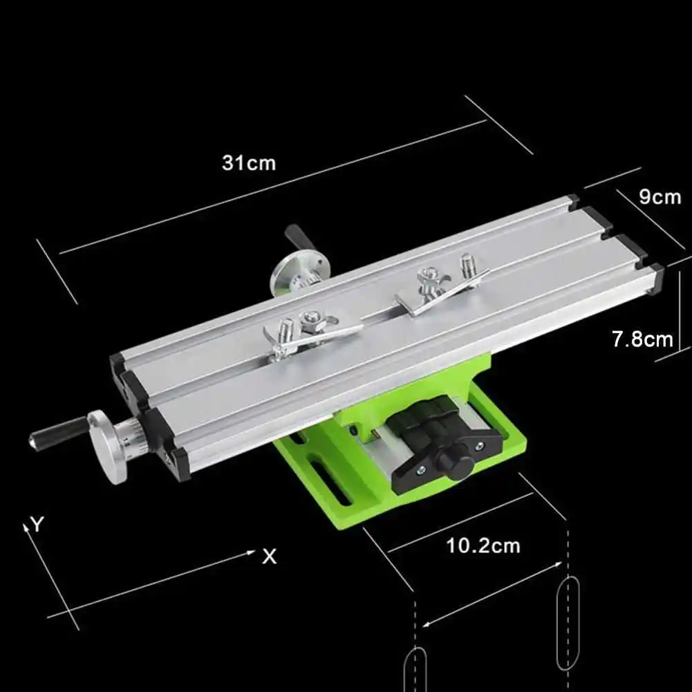 Multi-functional Miniature Precision Mini Table Bench Vise Bench Drill Milling Machine Cross  Positioning Tool
