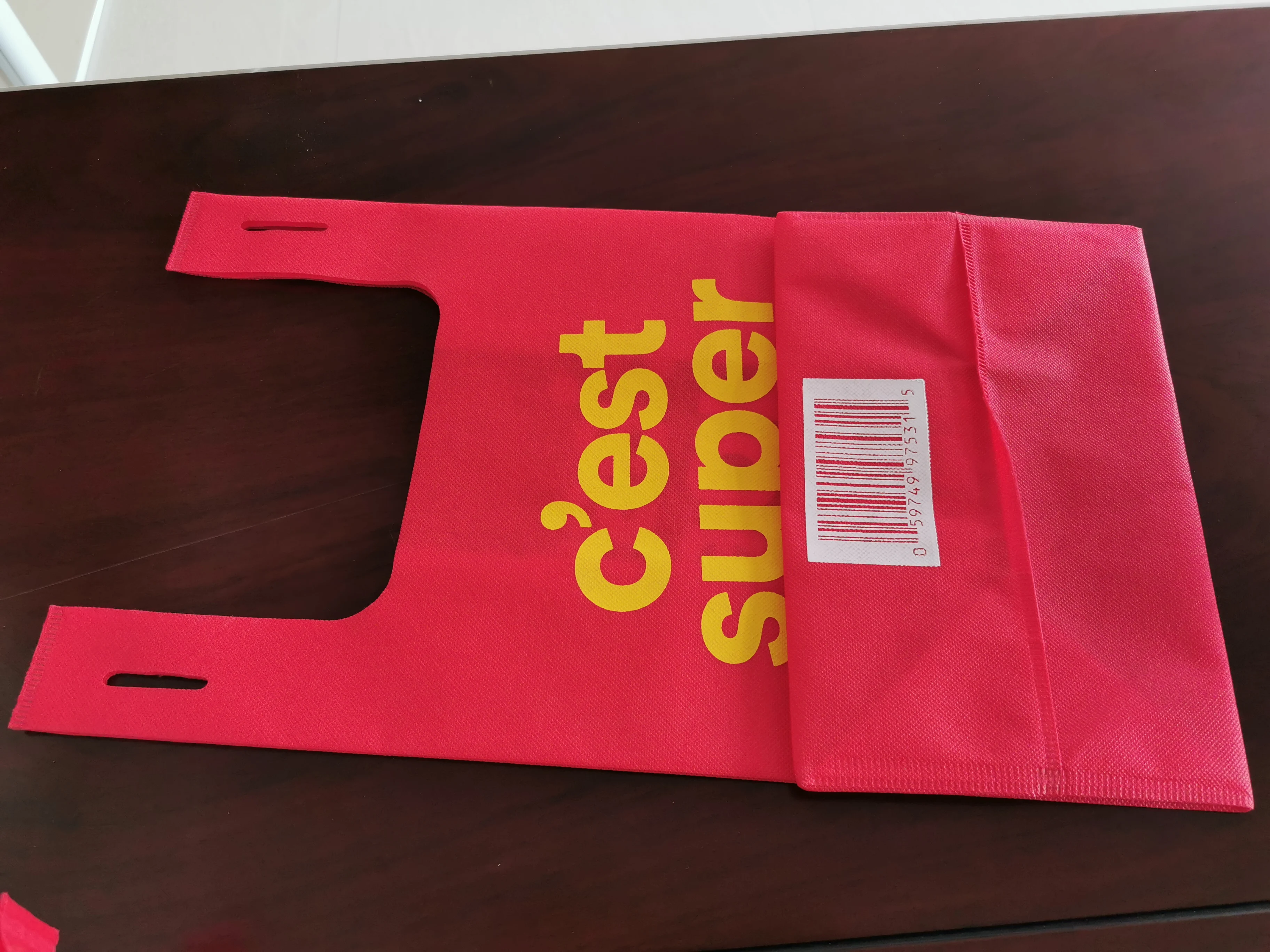 70gsm reusable recycled carry bag custom non woven bag supermarket shopping bag with bottom