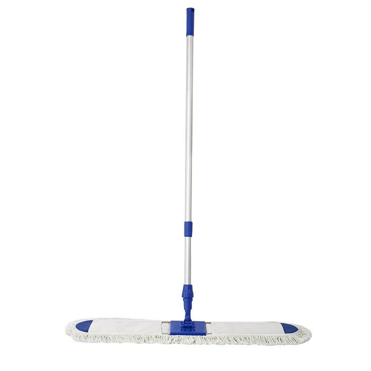 Flat mop plastic microfiber cotton thread dust removal mop can be customized, multi-color optional