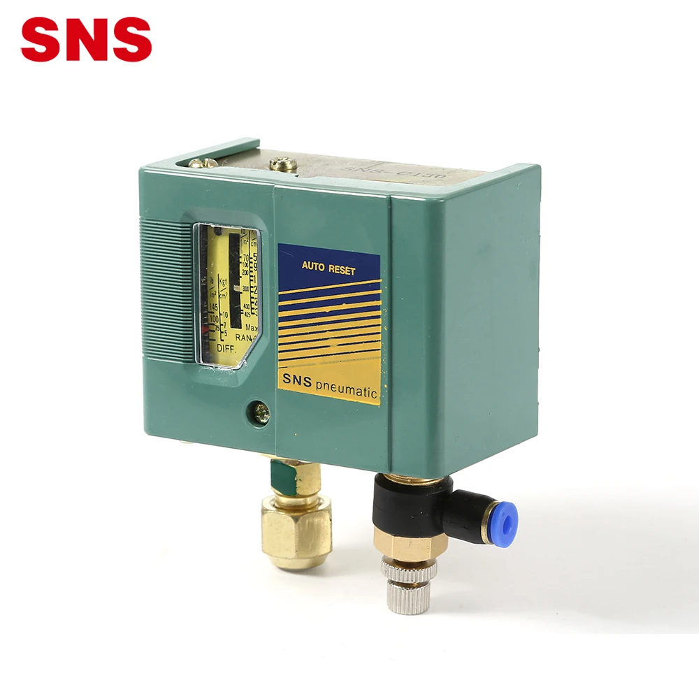  Регулятор давления серии SNS с ручным сбросом переключатель дифференциального для воздушного компрессора водяного насоса