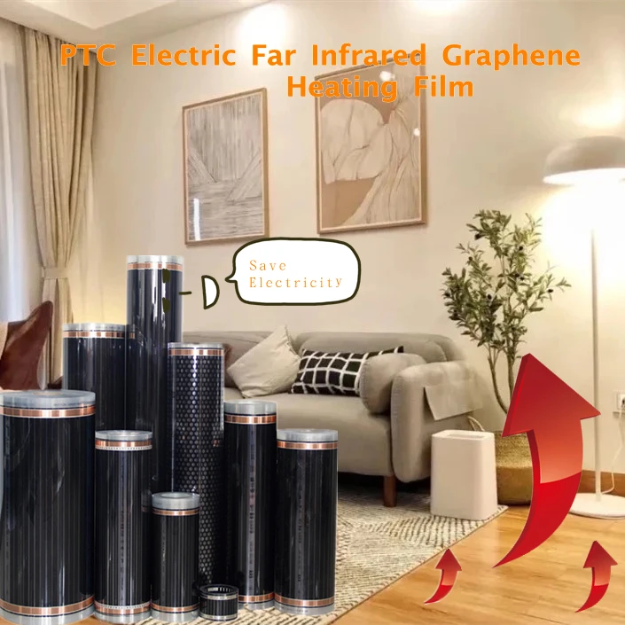 Factory price Popular Graphene PTC electric far infrared home carbon fiber heating film