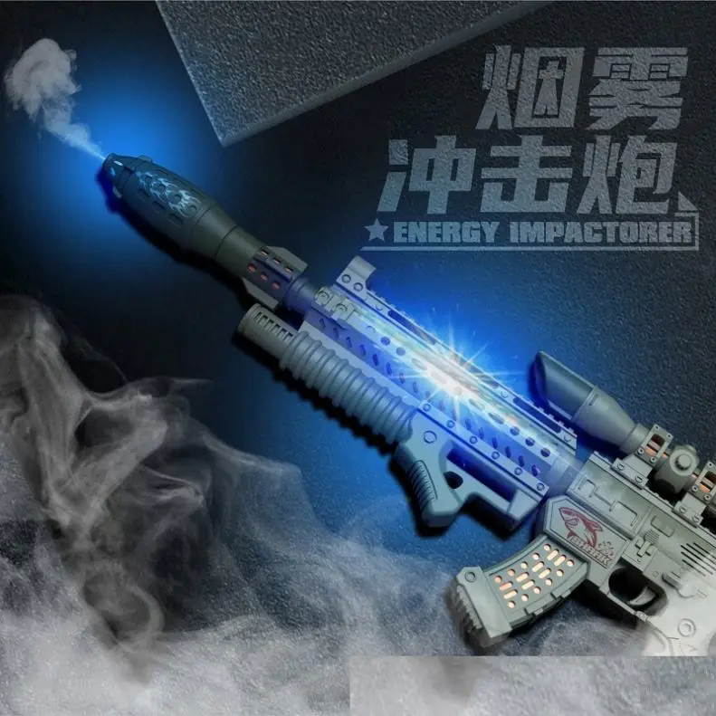 Home Wholesale Electric Power Gun Toy Looking Real Gun Shell Ejecting Automatic Shooter Toy Gun For Boys