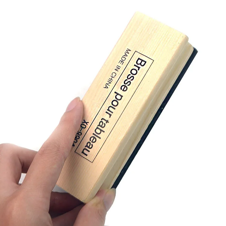 Large  eraser Board Cleaner Blackboard Wool Felt Eraser Wooden Chalkboard Duster Classroom Cleaner Kit