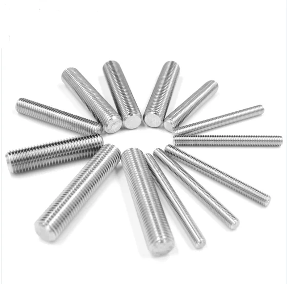 Factory price High Quality Stainless steel Metric Threaded Rods M4 M12 DIN976 A2-70/A2-80/A4-70/A4-80