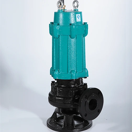 Electric 7.5kw 10hp 3inch 80mm non clogging 3 phase submersible toilet sewage grinder waste submersible water pump