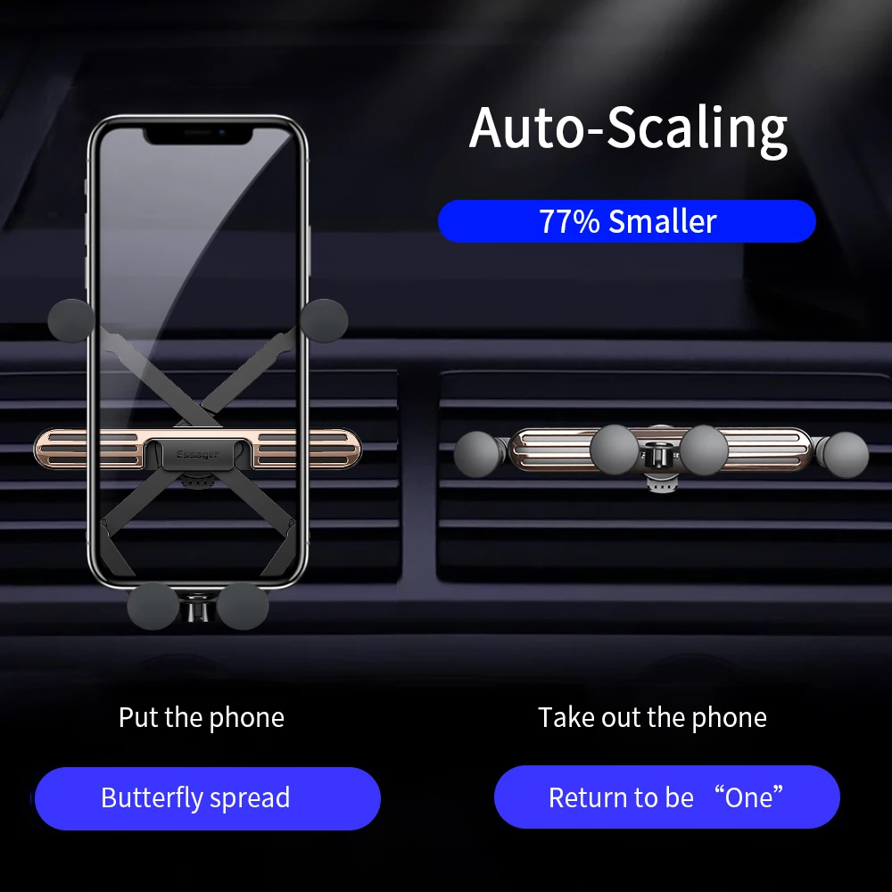 
2020 new Car Holder For iphone in Car air freshener vent clip Mount Mobile Phone bracket Cell Stand 