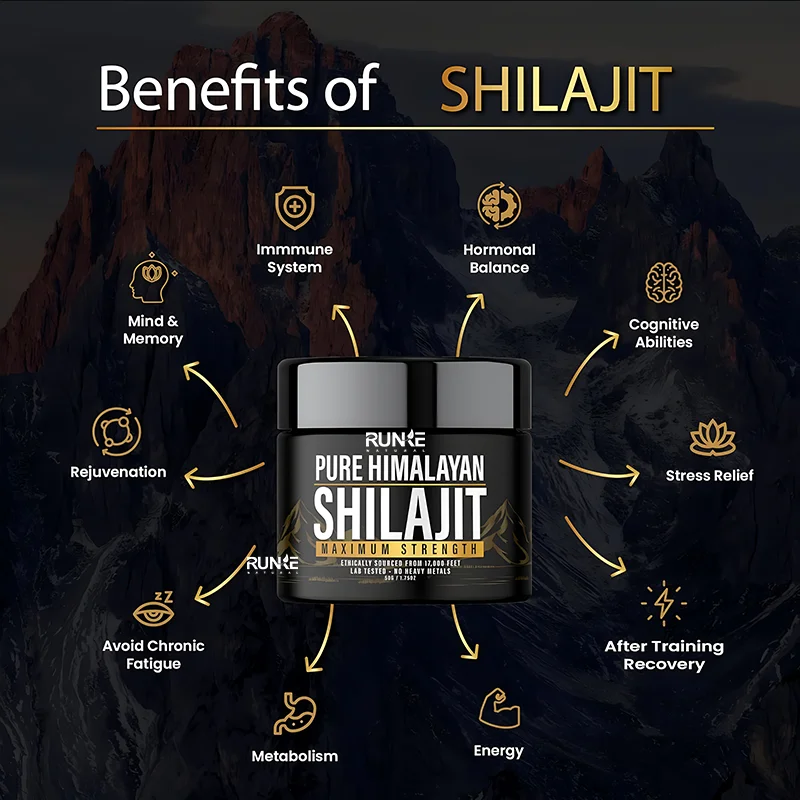 Manufacturer Supply Private Label pure himalayan Shilajit Extract Fulvic Acid Liquid 30g50g shilajit resin Himalayan HilaziResin