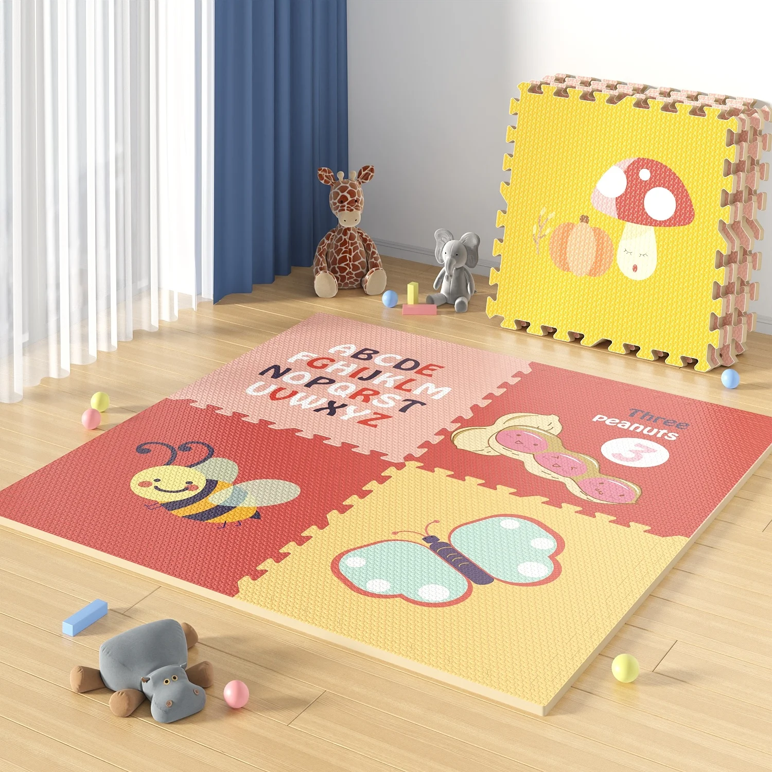 Colorful Soft Foam Mat Baby Toy Game Play Mat EVA Foam Puzzle Tatami Play Mats
