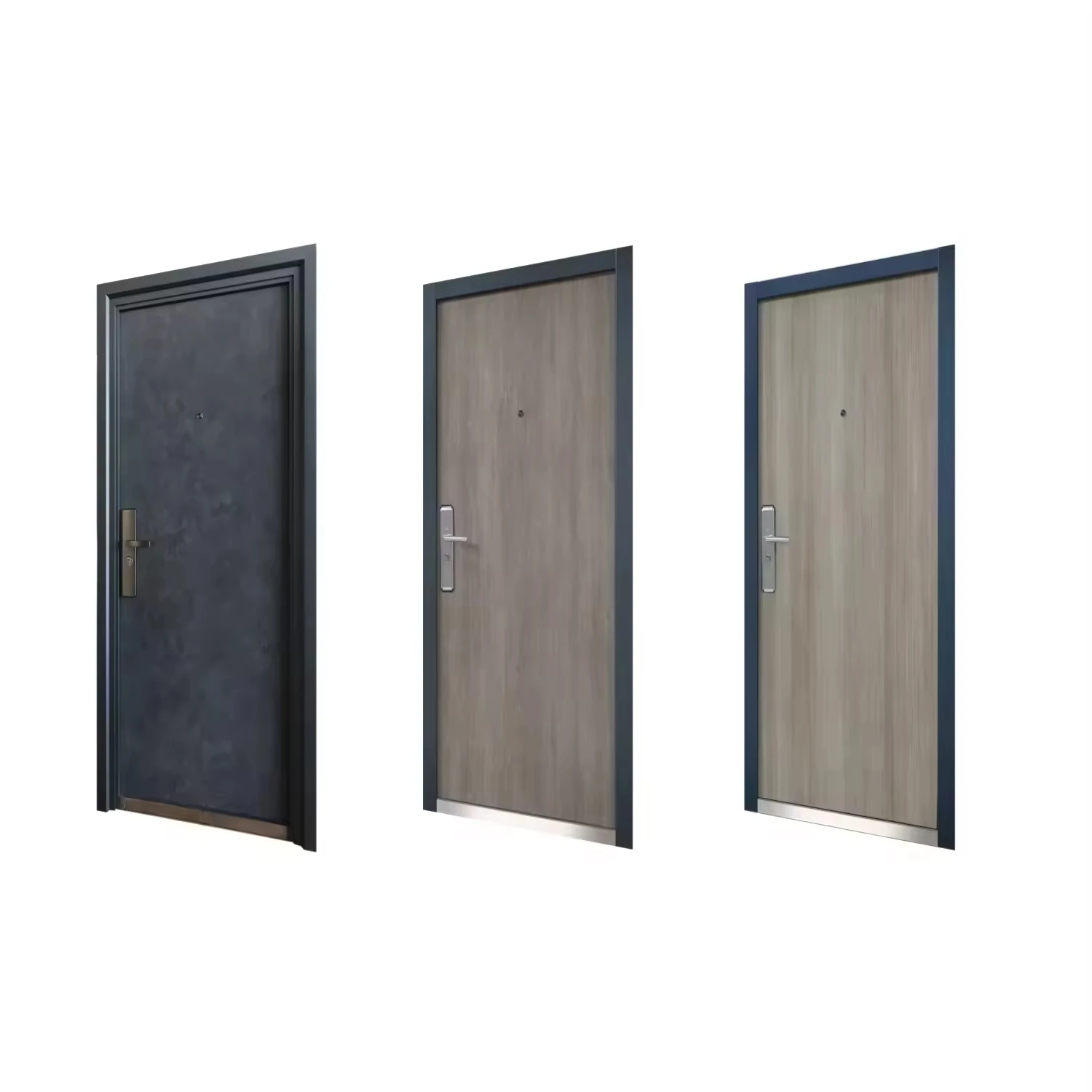 Main Entrance Luxury Steel Door Security Exterior Metal Door Main Entrance Modem Design