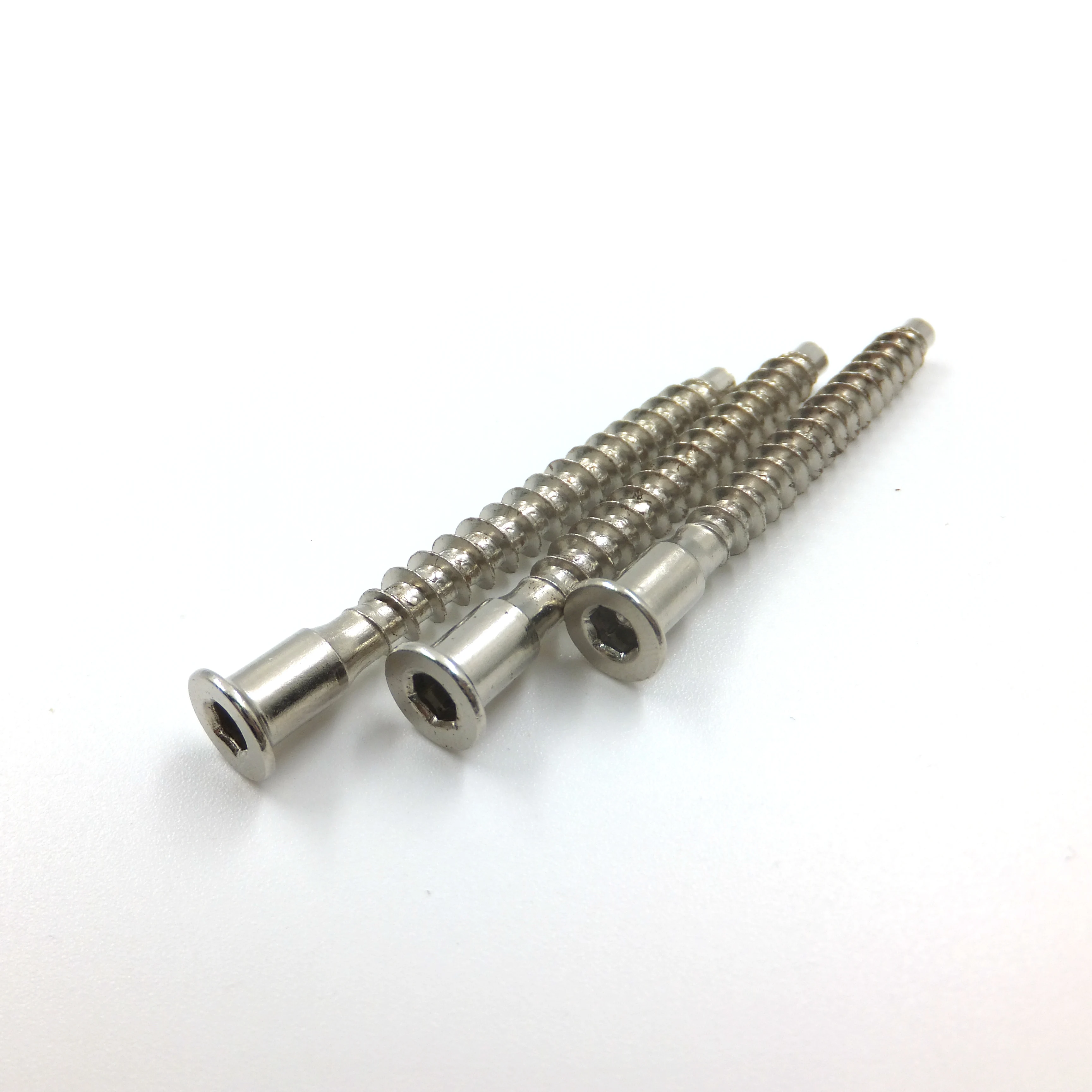 Wood Screws Furniture Connector Screws Manufacturer Zinc Plated Furniture Socket Head Cross Hexagon Confirmat Screw