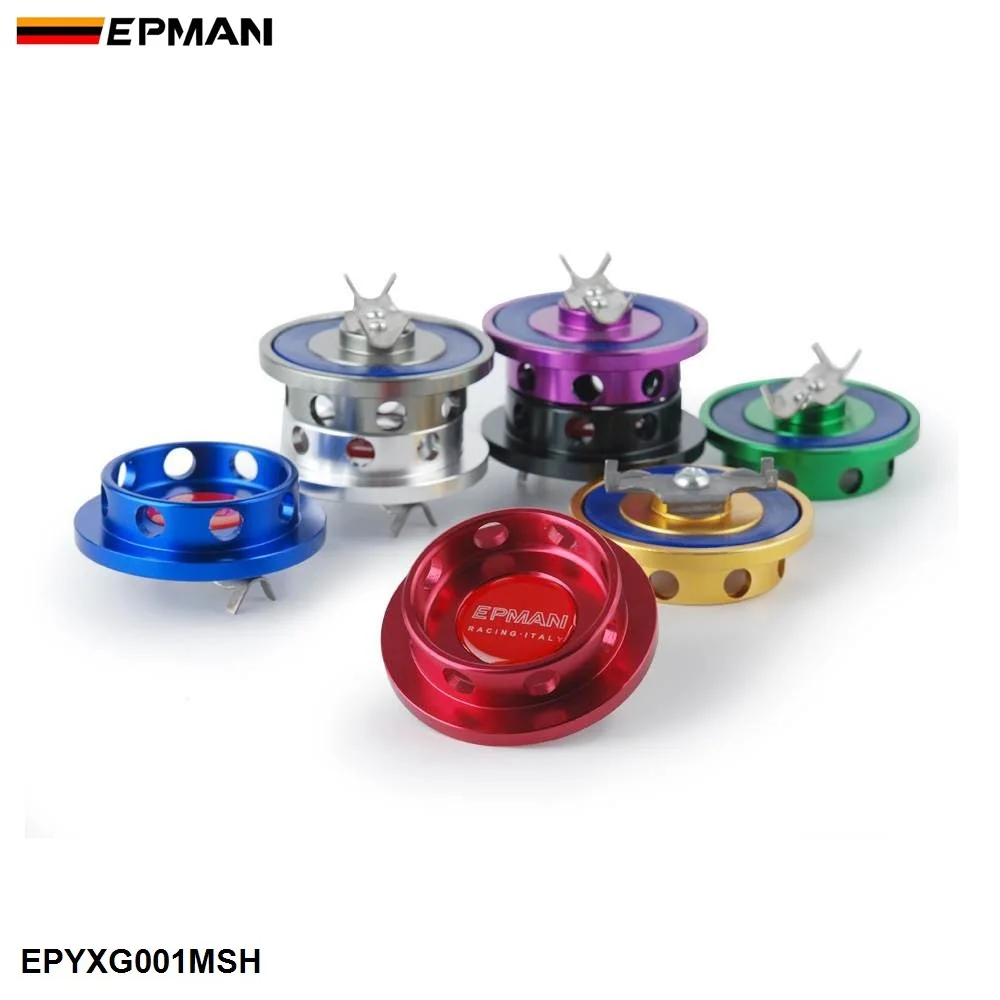 EPMAN Billet Engine Oil Filler Cap Fuel Tank Cover For Mitsubishi Most Car Models JDM EPYXG001MSH