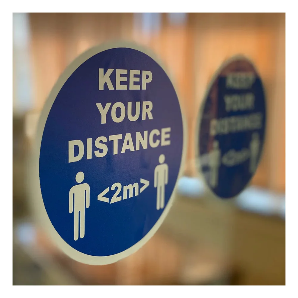 Custom Transparent Electrostatic Shop Car Window Decorative Static Cling Sticker No Glue Removable for Promotional Gifts