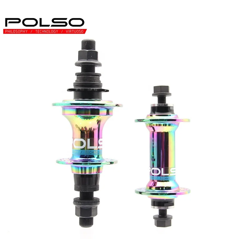 BH002 China Factory Durable Aluminum  Alloy O.L.D F100mm R110mm Spoke 14G Hub for BMX