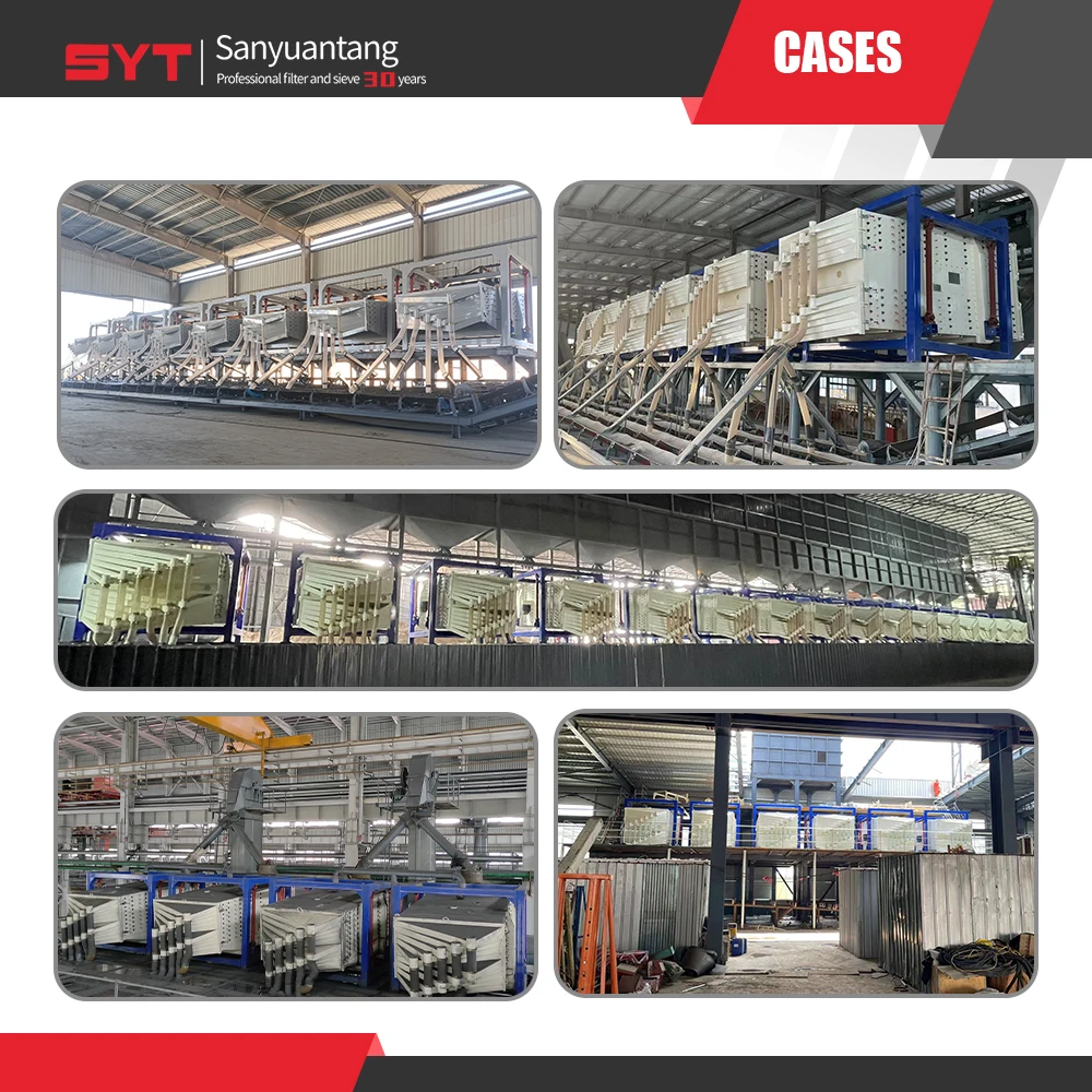 Brown Corundum Powder Sieving Machine Large Output Oil Fracking Sand Vibrating Screen Gyratory Sieving Equipment