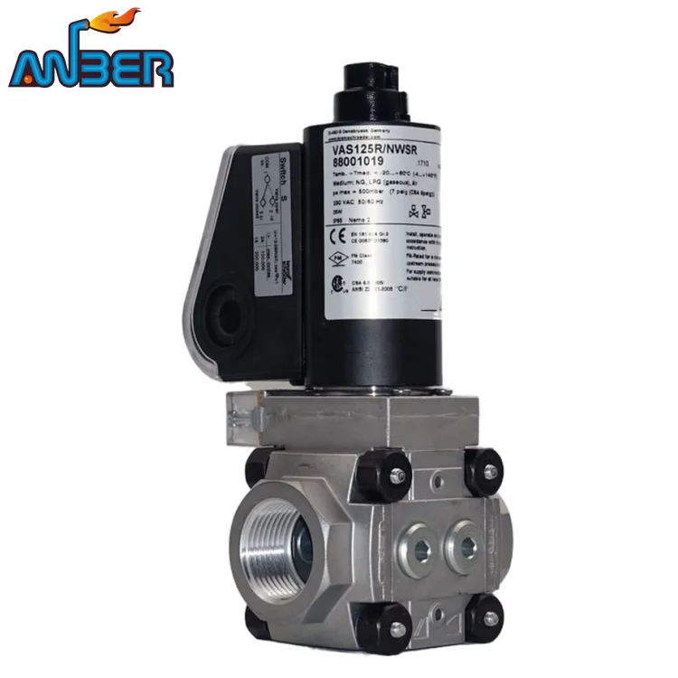 Natural gas magnetic valve industrial solenoid cast iron burner nozzle