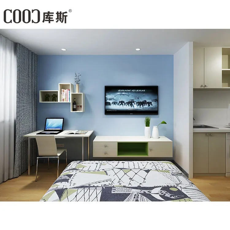 
custom made japanese style interior design mfc hotel room furniture 