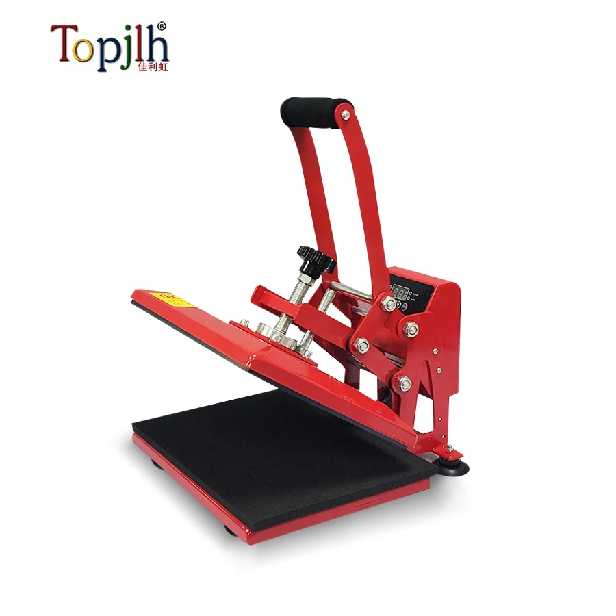 Sublimation Plain Heat Press Machine for T-shirt Heat Transfer Printing 20*30cm Portable Plain Heat Press Machine