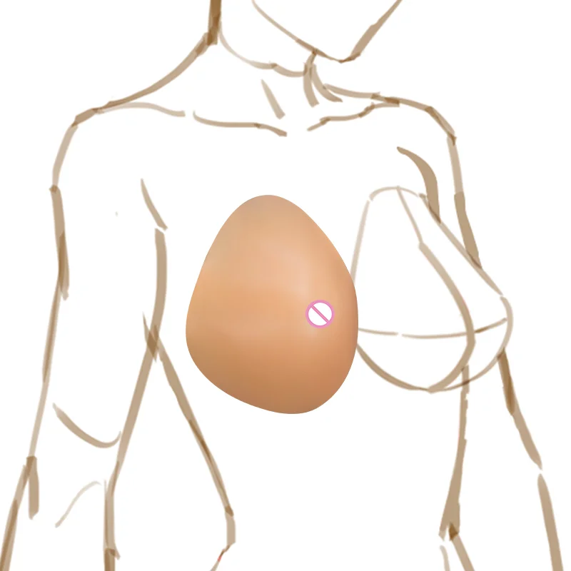 Women new design waterdrop shape Silicone Breast forms Silicone Breast Prosthesis for Mastectomy