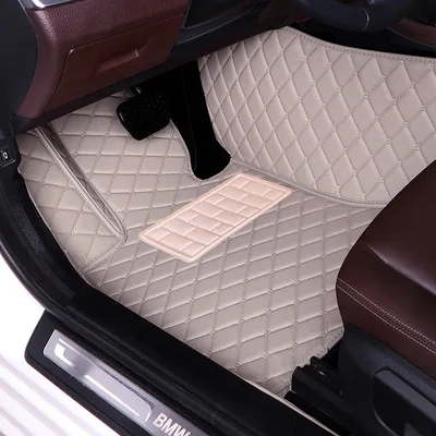 Custom Car Floor Mats Full Surrounded Waterproof Anti-Slip All Weather Protection Leather Material Car mat