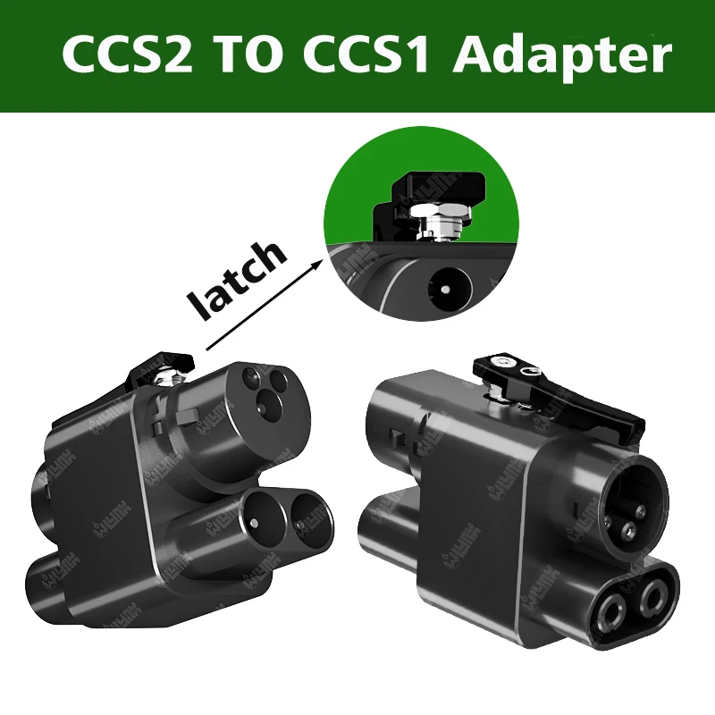 Adapter Ccs Combo 1 To Ccs Combo 2 Ev Vehicle Charger Adapter 150kw Ev Connect  Ccs2 To Ccs1 Charging Adapter