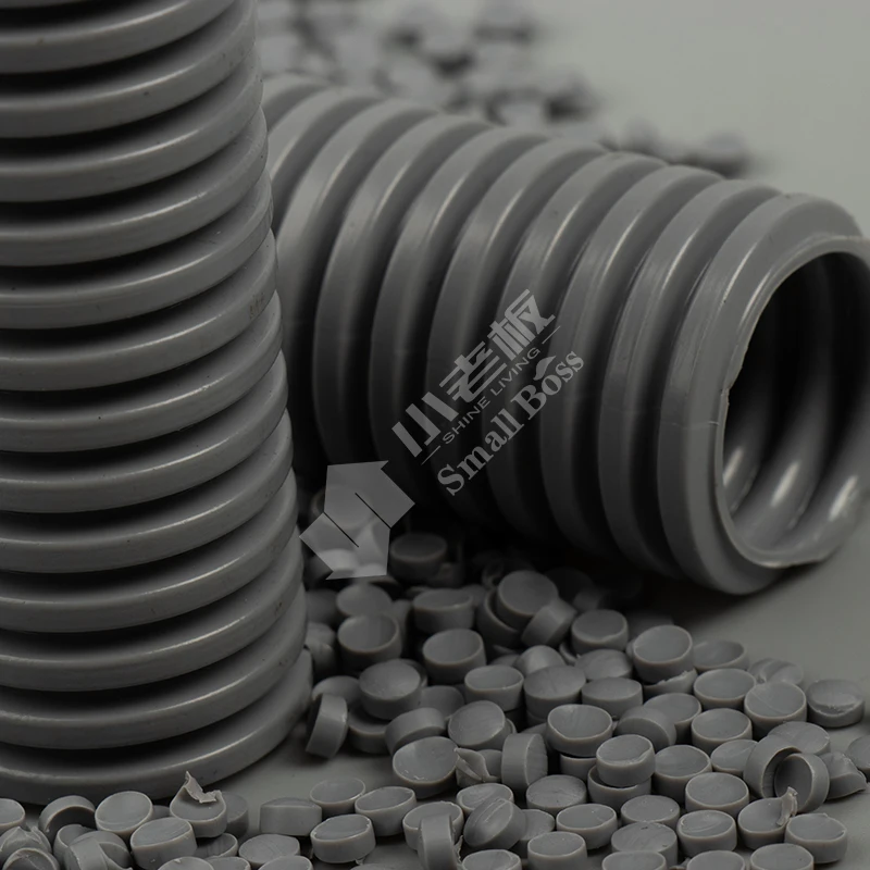 Hot sale in South American Yellow White Corrugated Pipe PVC compound granules
