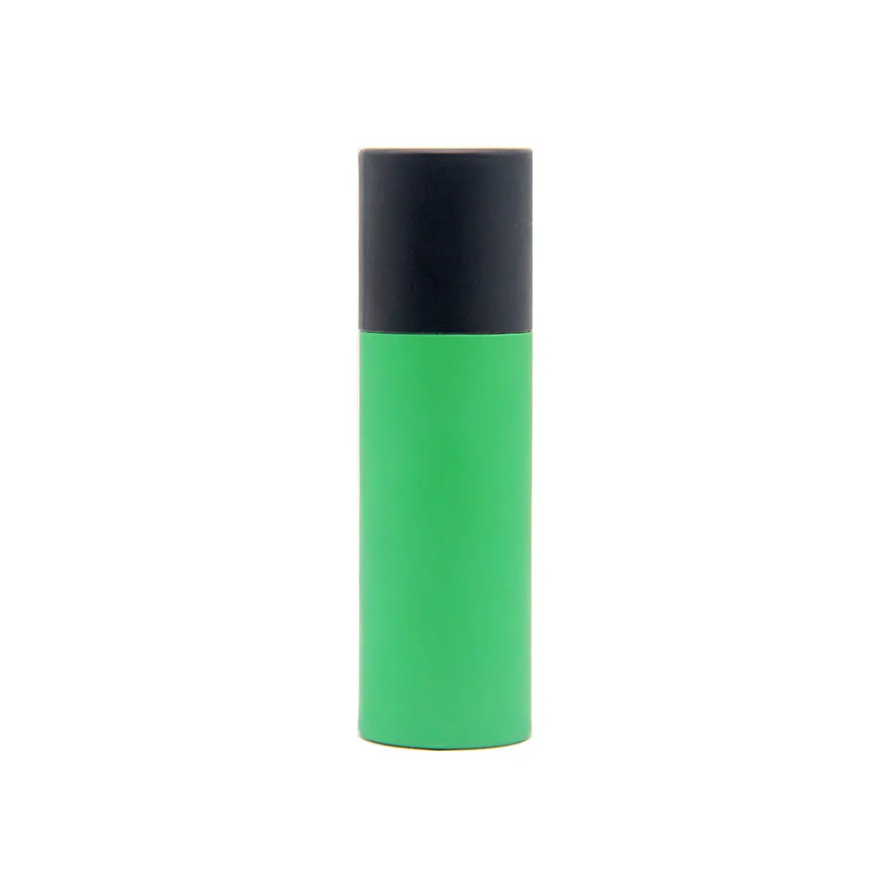 Ready ship hair beard essential oil serum glass dropper bottle recyclable matte black kraft paper tube cardboard cylinder box
