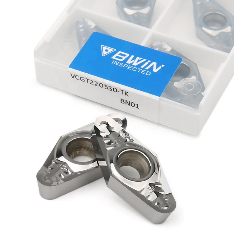 Vcgt110304 Ak H01 Vcgt160408 Pcd Mcd Insert Vcgt160404 Vcgt110302 Aluminum Cutting Usage Carbide Insert (Vcgw) Vcgt 160404 16