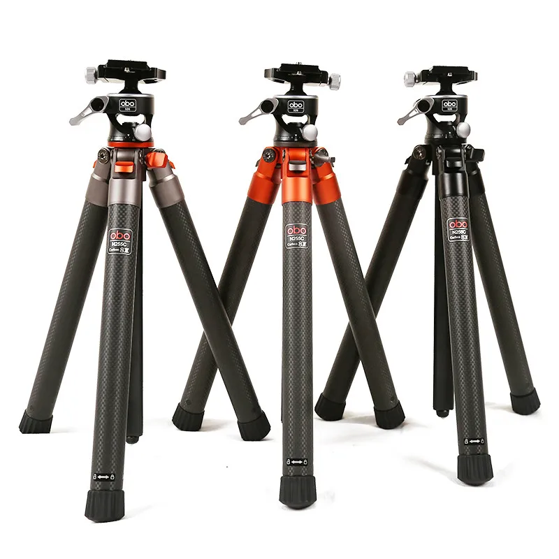 Flexible lightweight mini small carbon fiber tripod digital DSLR travel camera stand tripod for outdoor traveling