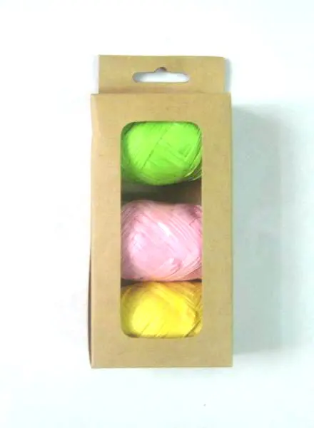 Paper Raffia Ribbon Cord Egg