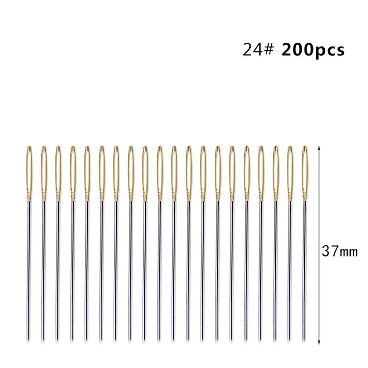 High Quality Stainless Steel Ordinary embroidery needle gold tail cross stitch needle