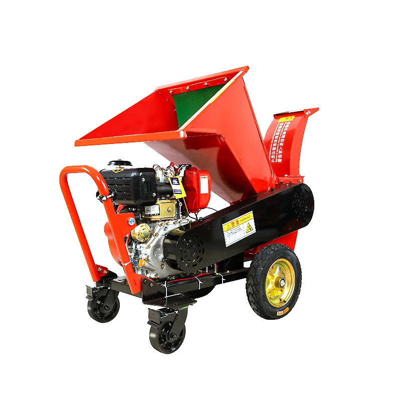  self feeding 40hp diesel engine wood chipper branch