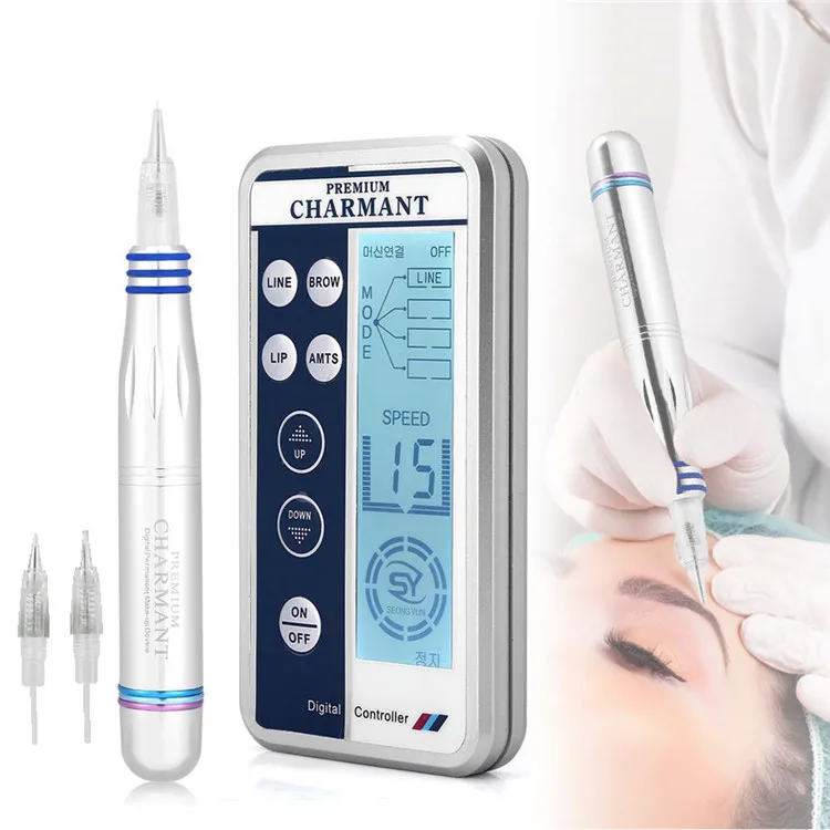Professional korea permanent makeup machine digital / rotary tattoo pen gun