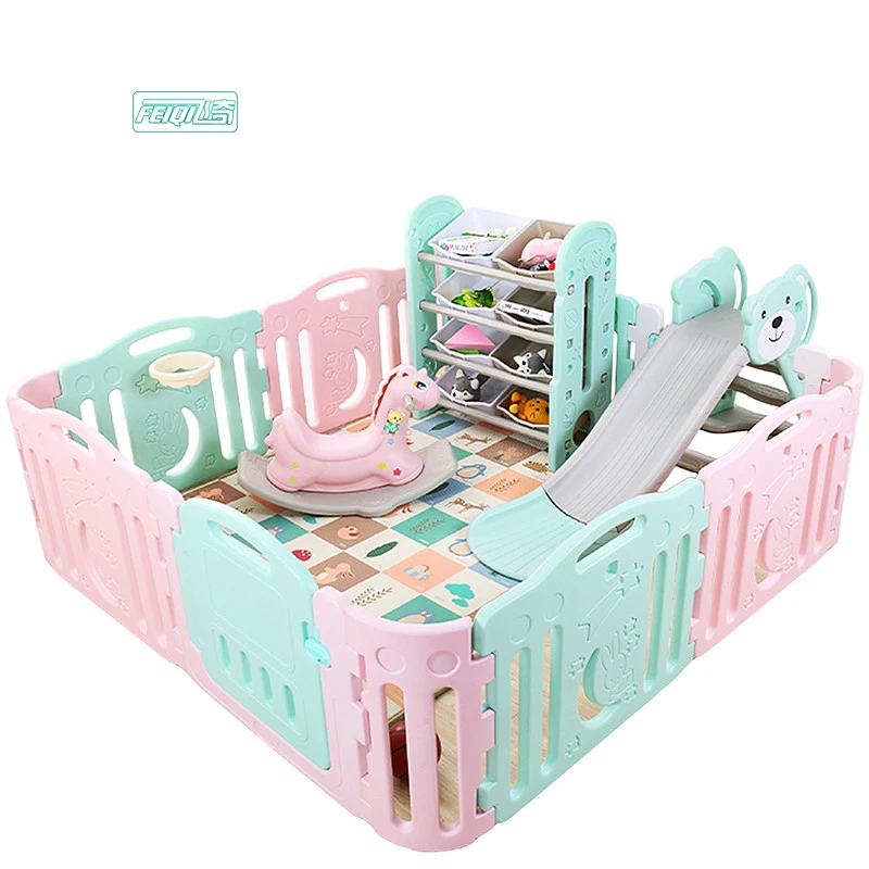 Роскошный пластиковый детский манеж для игры во дворе