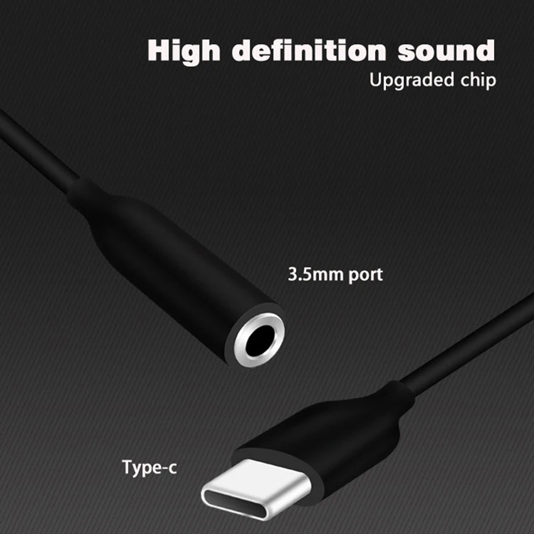 Горячая Распродажа мини USB aux аудио адаптер Тип c к 3 5 мм разъем кабель для note10