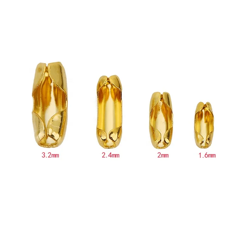 Factory Price Stainless Steel Findings Buckle Connector Jewelry Making Supplies Clasps For Bead Ball Chain Connector