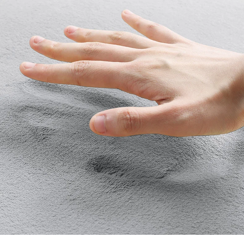 High Quality Solid Color Memory Foam Shower Mat Modern Design